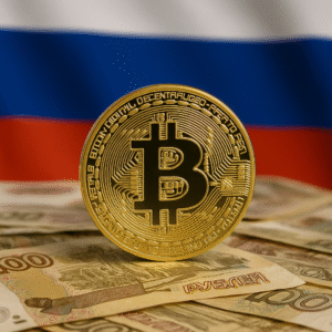 Russia’s growing use of cryptocurrency in international trade may be helping stabilise the ruble by reducing reliance on the US dollar and other fiat currencies.